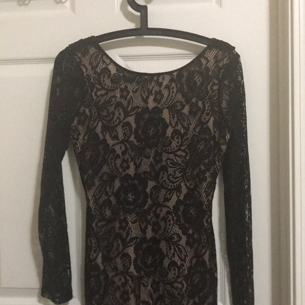 Mystic lace long sleeve dress bodycon dress size M - Picture 3 of 6